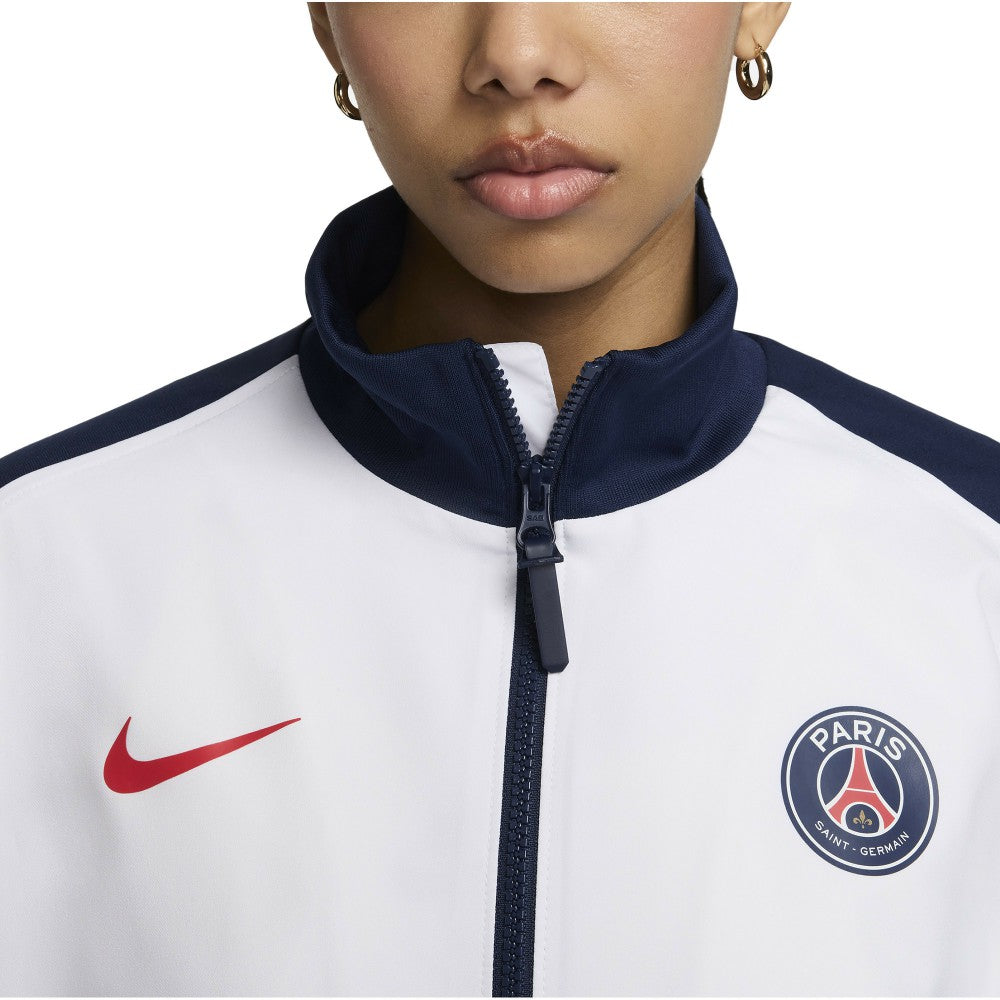 Paris Saint-Germain Women's 2024/25 Strike Anthem Full-Zip Jacket White | Nike