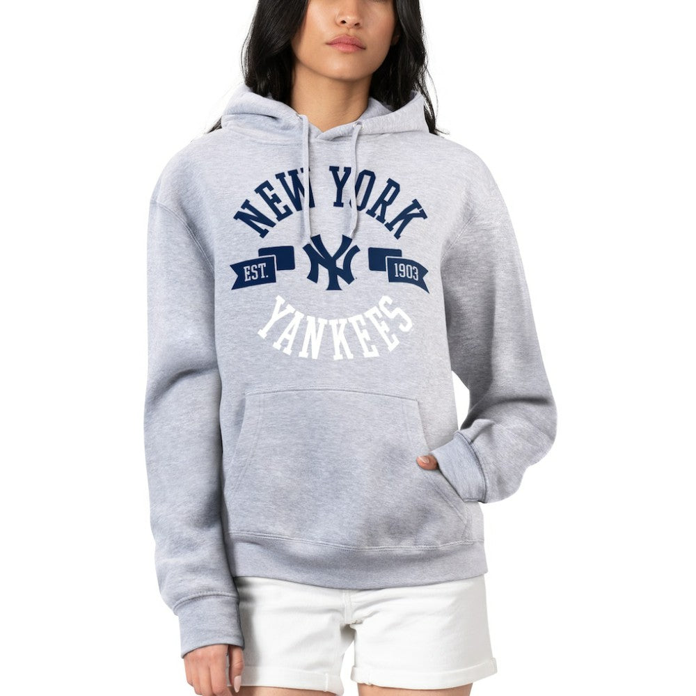 New York Yankees G-III 4Her by Carl Banks Women's City Graphic Pullover Hoodie - MLB