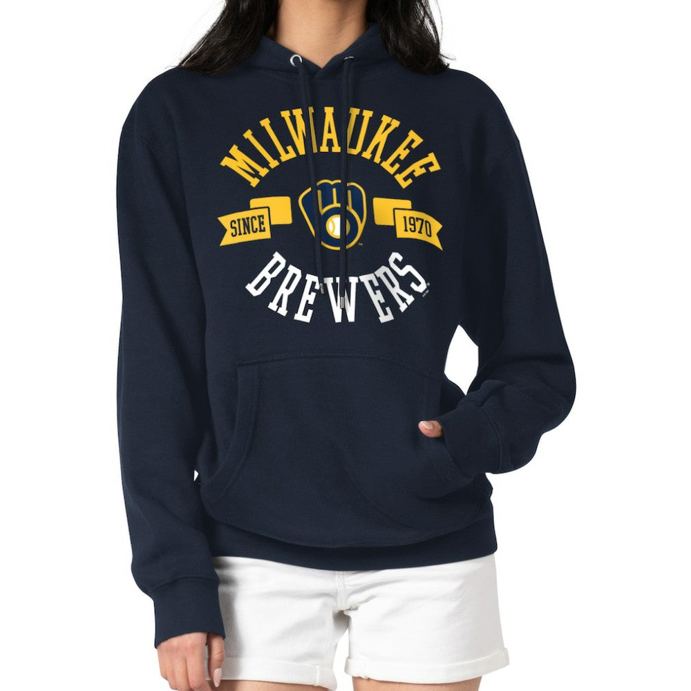 Milwaukee Brewers G-III 4Her by Carl Banks Women's City Graphic Pullover Hoodie - MLB