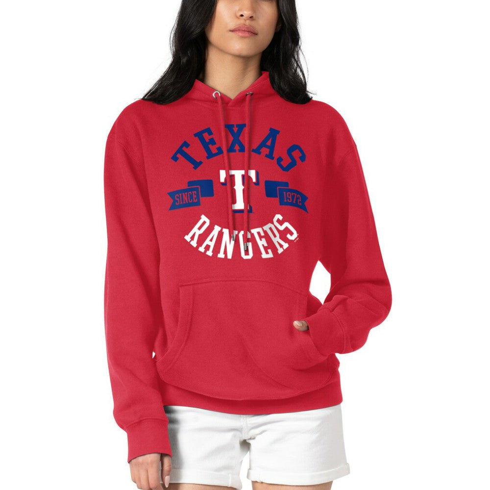 Texas Rangers G-III 4Her by Carl Banks Women's City Graphic Pullover Hoodie - MLB