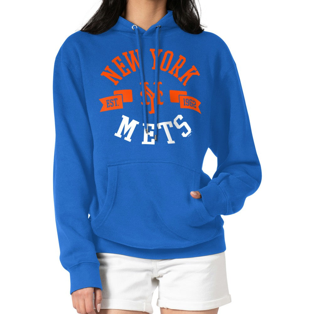 New York Mets G-III 4Her by Carl Banks Women's City Graphic Pullover Hoodie - MLB