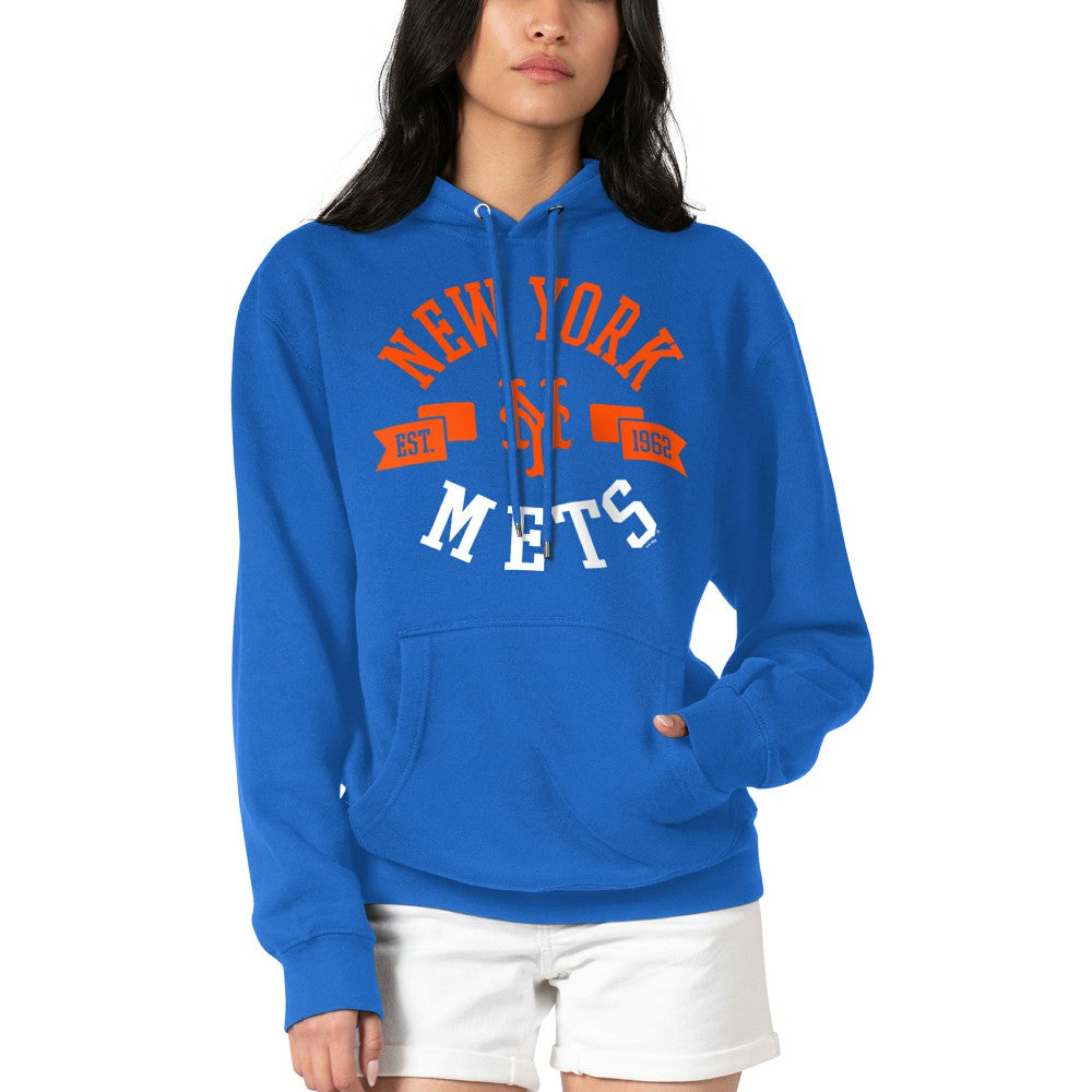 New York Mets G-III 4Her by Carl Banks Women's City Graphic Pullover Hoodie - MLB