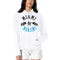 Miami Marlins G-III 4Her by Carl Banks Women's City Graphic Pullover Hoodie - MLB