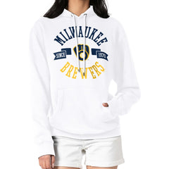Milwaukee Brewers G-III 4Her by Carl Banks Women's City Graphic Pullover Hoodie - MLB