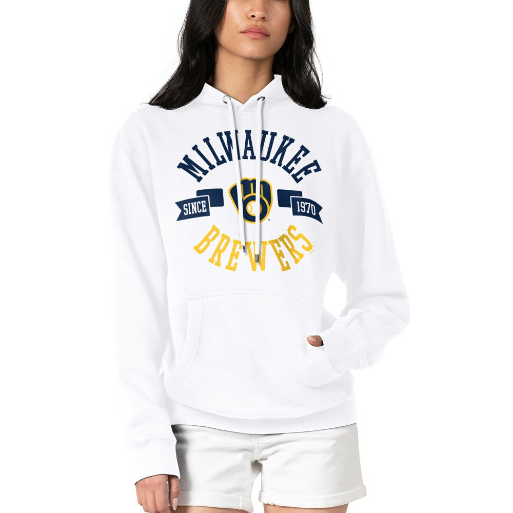Milwaukee Brewers G-III 4Her by Carl Banks Women's City Graphic Pullover Hoodie - MLB