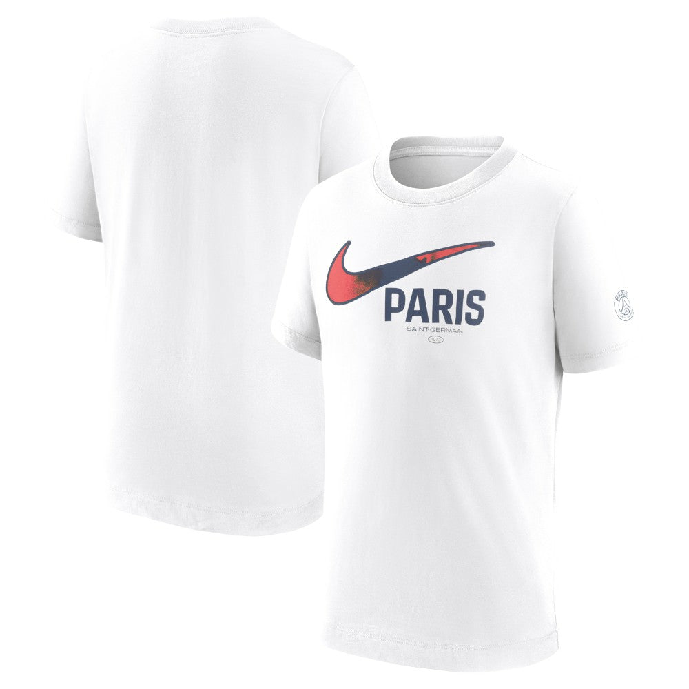 Paris Saint-Germain Youth Swoosh T-Shirt White | Nike discount