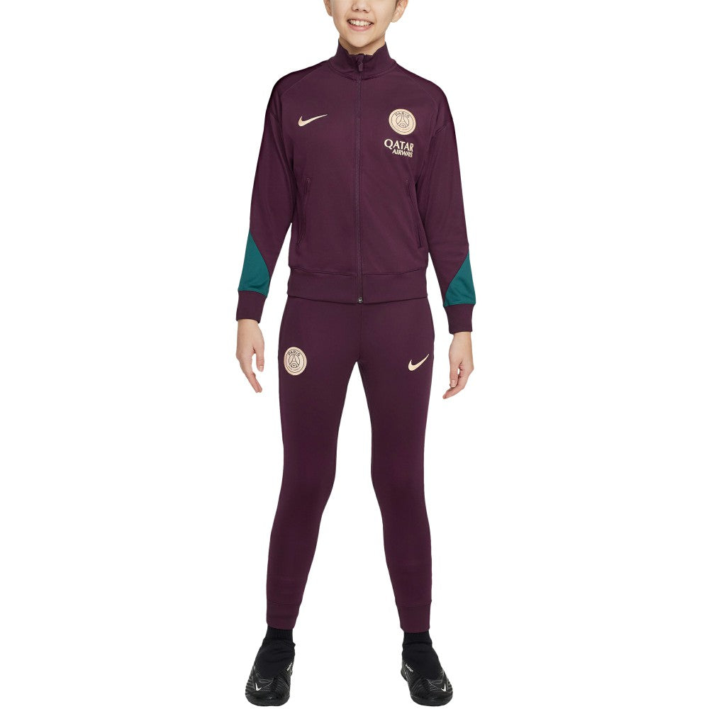 Paris Saint-Germain Youth 2024/25 Strike Performance Track Suit Burgundy | Nike Online