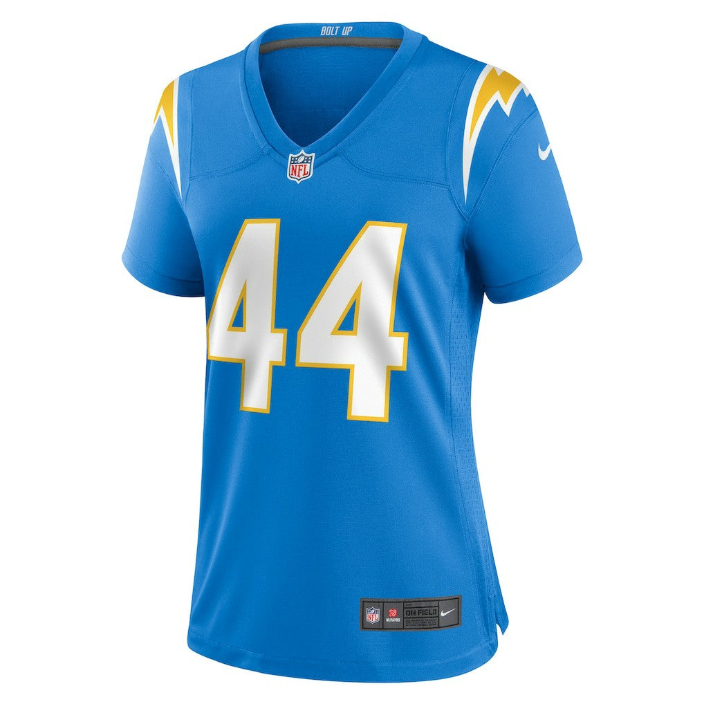 Tanner Muse Los Angeles Chargers Women's Team Game Jersey Powder Blue | Nike for Sale