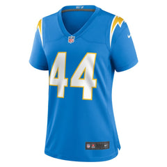 Tanner Muse Los Angeles Chargers Women's Team Game Jersey Powder Blue | Nike for Sale