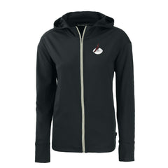 Arizona Cardinals Cutter & Buck Women's Throwback Daybreak Eco Recycled Half-Zip Hoodie Black | NFL