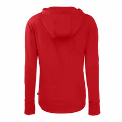 San Francisco 49ers Cutter & Buck Women's Throwback Daybreak Eco Recycled Half-Zip Hoodie Scarlet | NFL
