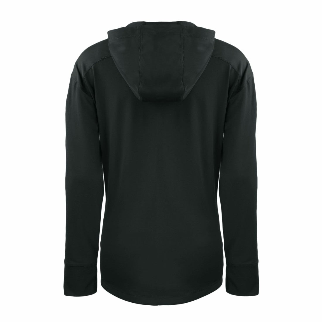 Detroit Lions Cutter & Buck Women's Throwback Daybreak Eco Recycled Half-Zip Hoodie Black | NFL