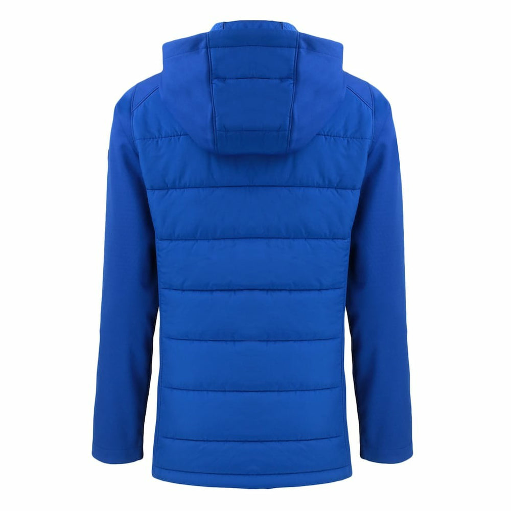 Buffalo Bills Cutter & Buck Women's Throwback Evoke Hybrid Eco Softshell Recycled Full-Zip Hoodie Jacket Royal | NFL