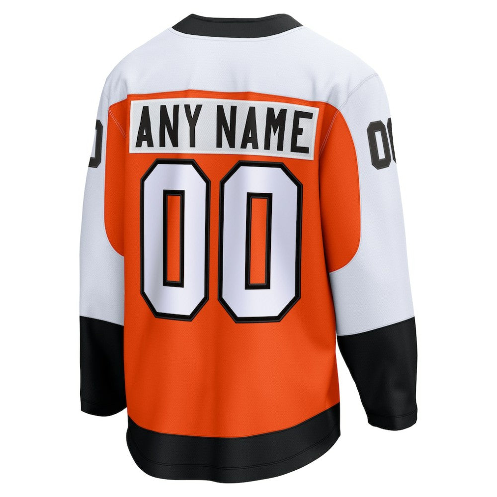Philadelphia Flyers Fanatics Home Breakaway Custom Jersey - Orange - NHL