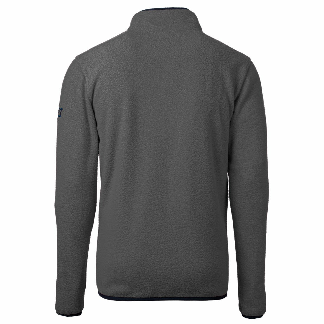 Detroit Lions Cutter & Buck Throwback Cascade Eco Sherpa Fleece Quarter-Zip Pullover Jacket Gray/Black | NFL