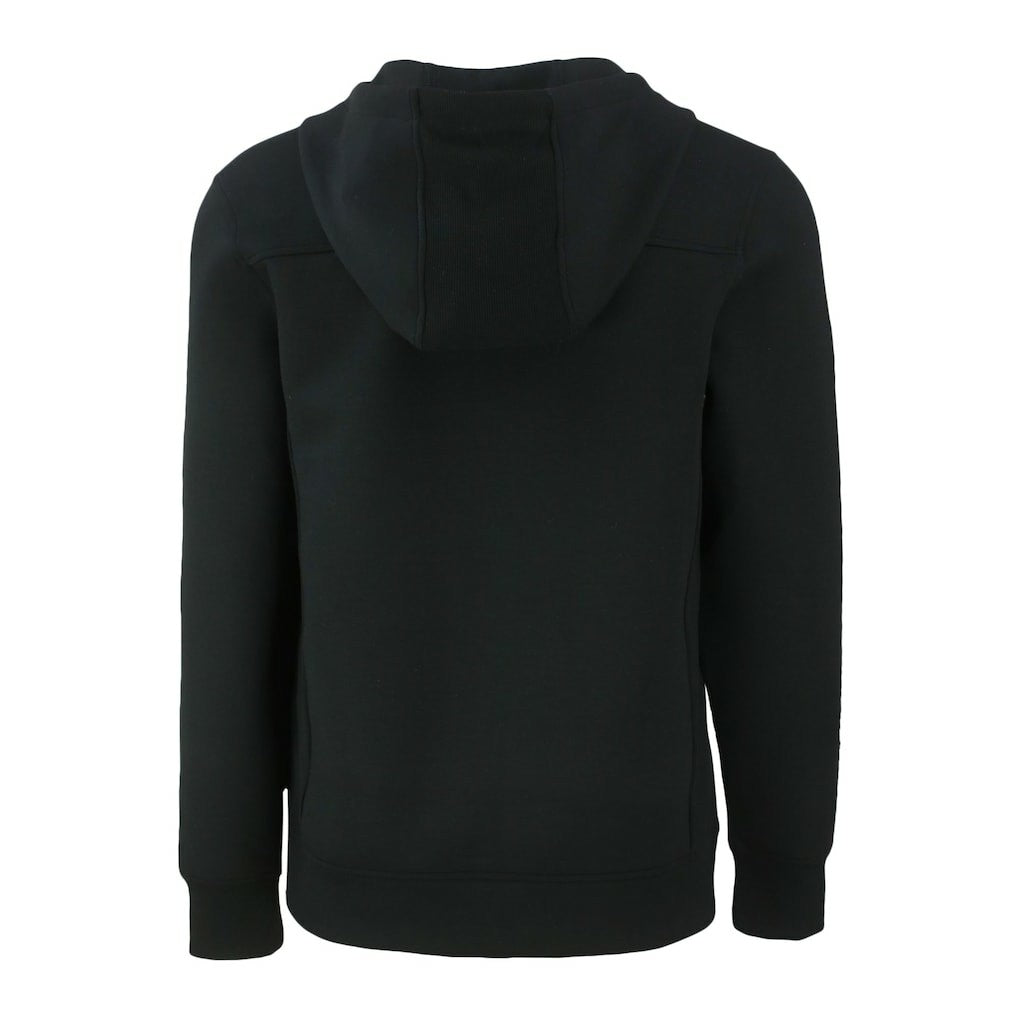 Cleveland Browns Cutter & Buck Throwback Roam Eco Half-Zip Recycled Pullover Hoodie Black | NFL