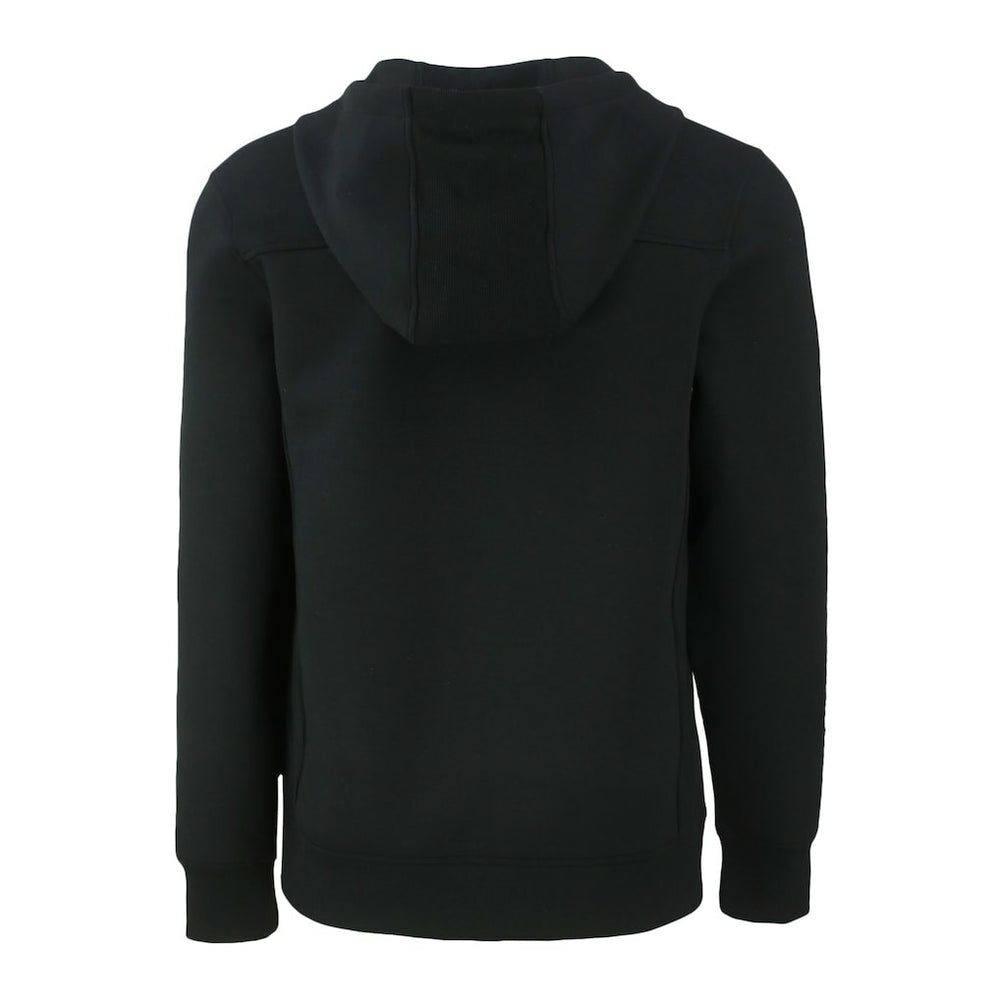 New England Patriots Cutter & Buck Throwback Roam Eco Half-Zip Recycled Pullover Hoodie Black | NFL