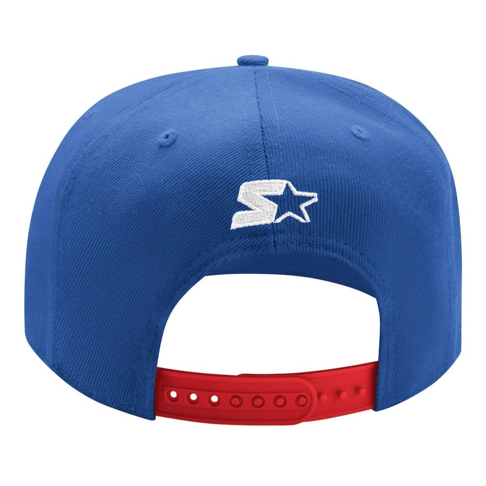 New York Rangers Starter Arch Logo Two-Tone Snapback Hat - Blue/Red - NHL