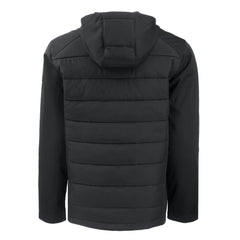 Atlanta Falcons Cutter & Buck Throwback Big & Tall Evoke Hybrid Eco Softshell Recycled Full-Zip Jacket Black | NFL
