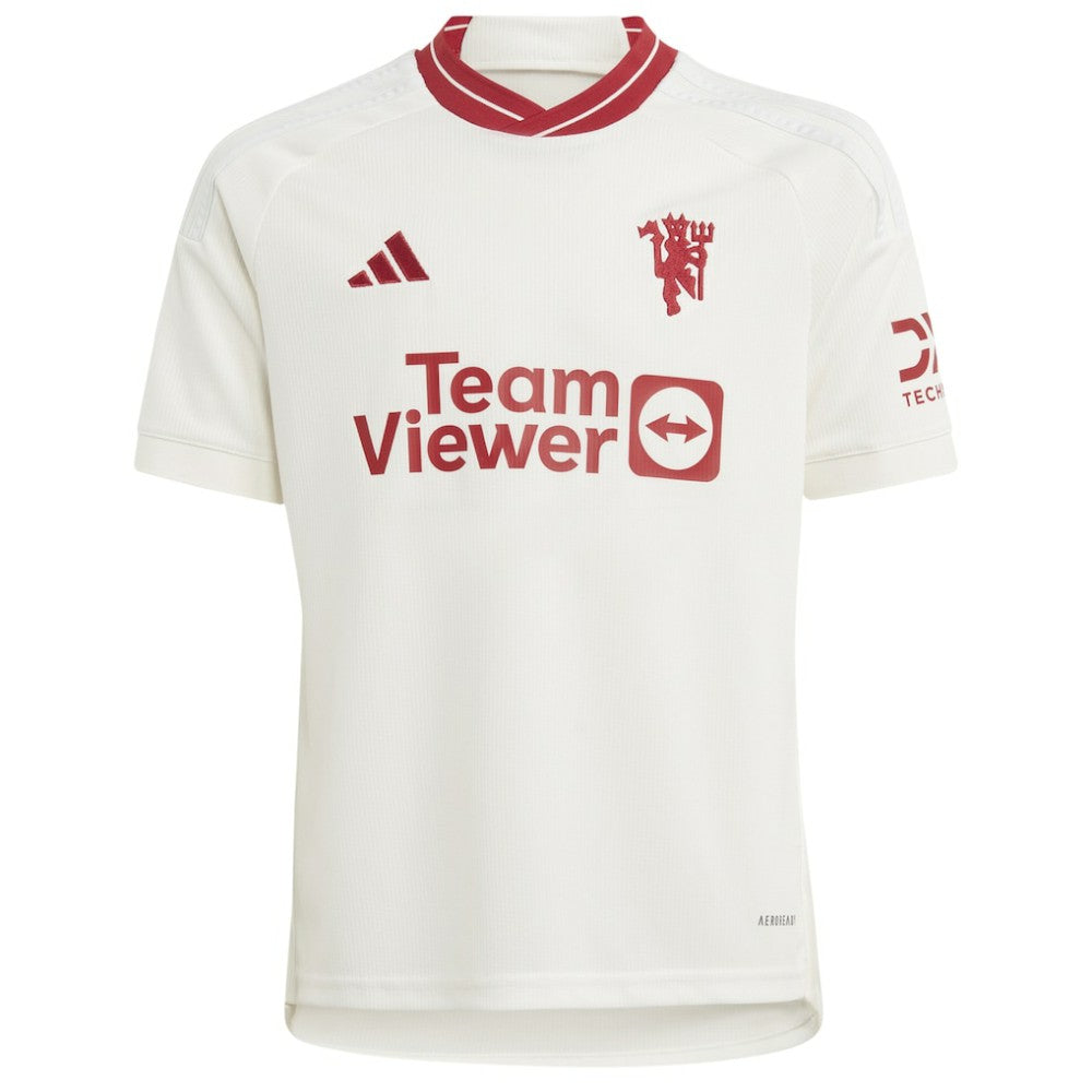 Alejandro Garnacho Manchester United Youth 2023/24 Third Replica Player Jersey – White | Adidas Online