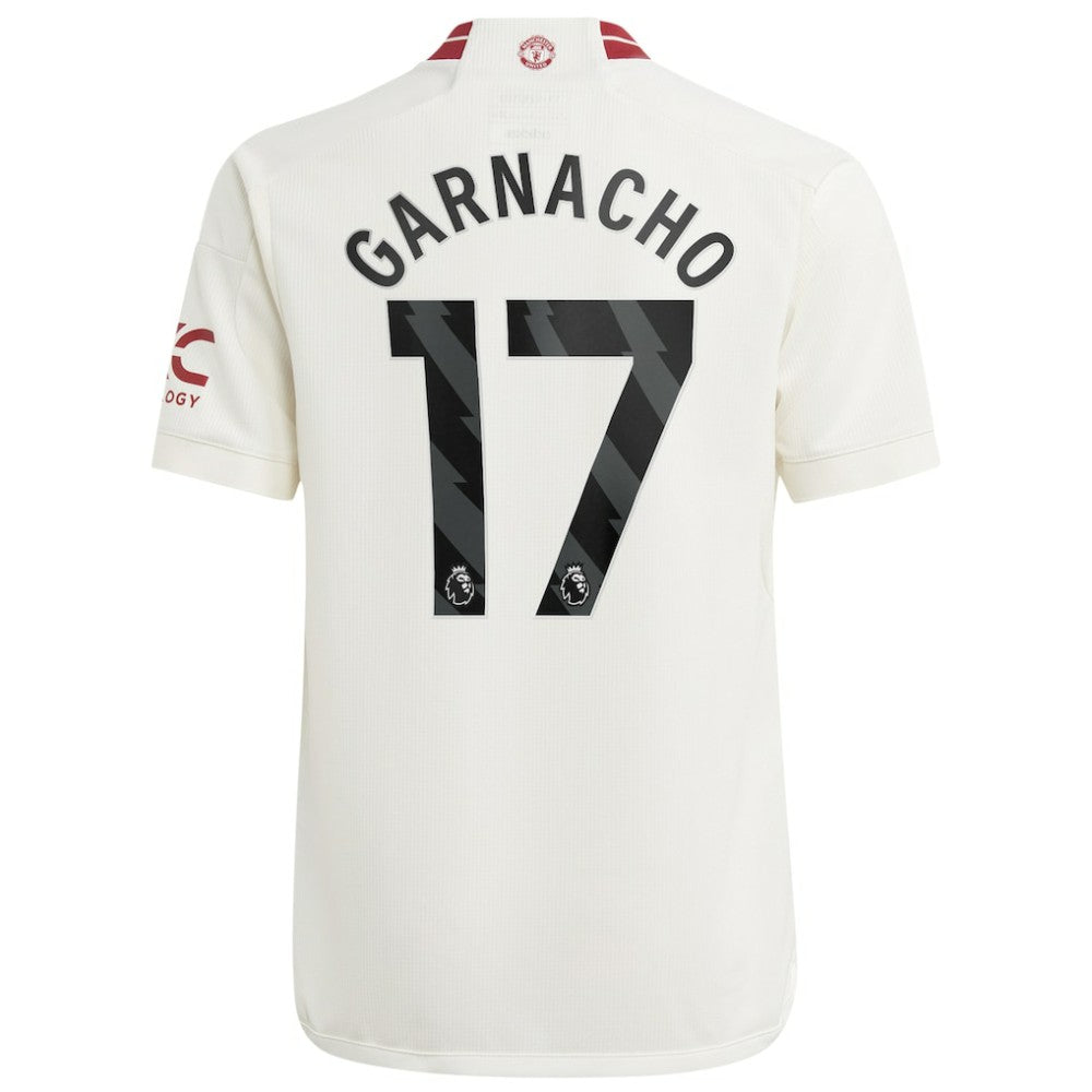 Alejandro Garnacho Manchester United Youth 2023/24 Third Replica Player Jersey – White | Adidas Online