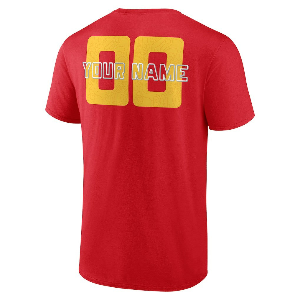 Atlanta Hawks Stellar Personalized Name & Number T-Shirt Red - NBA