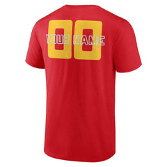Atlanta Hawks Stellar Personalized Name & Number T-Shirt Red - NBA