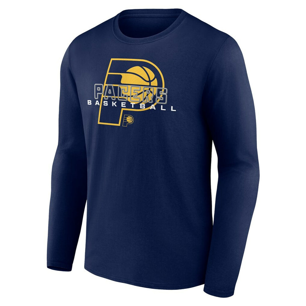 Indiana Pacers Stellar Personalized Name & Number Long Sleeve T-Shirt Navy - NBA