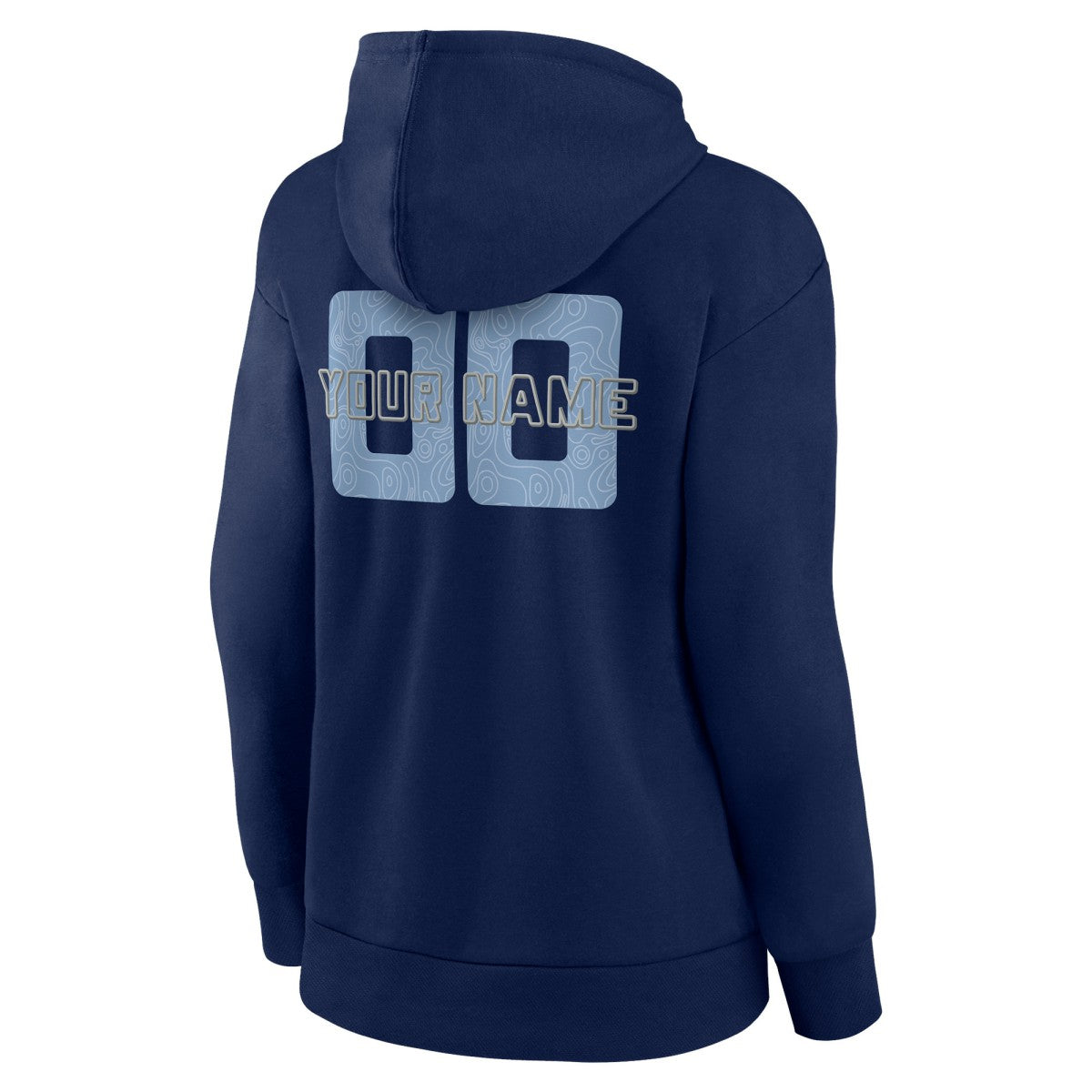 Memphis Grizzlies Women's Stellar Personalized Name & Number Pullover Hoodie Navy - NBA