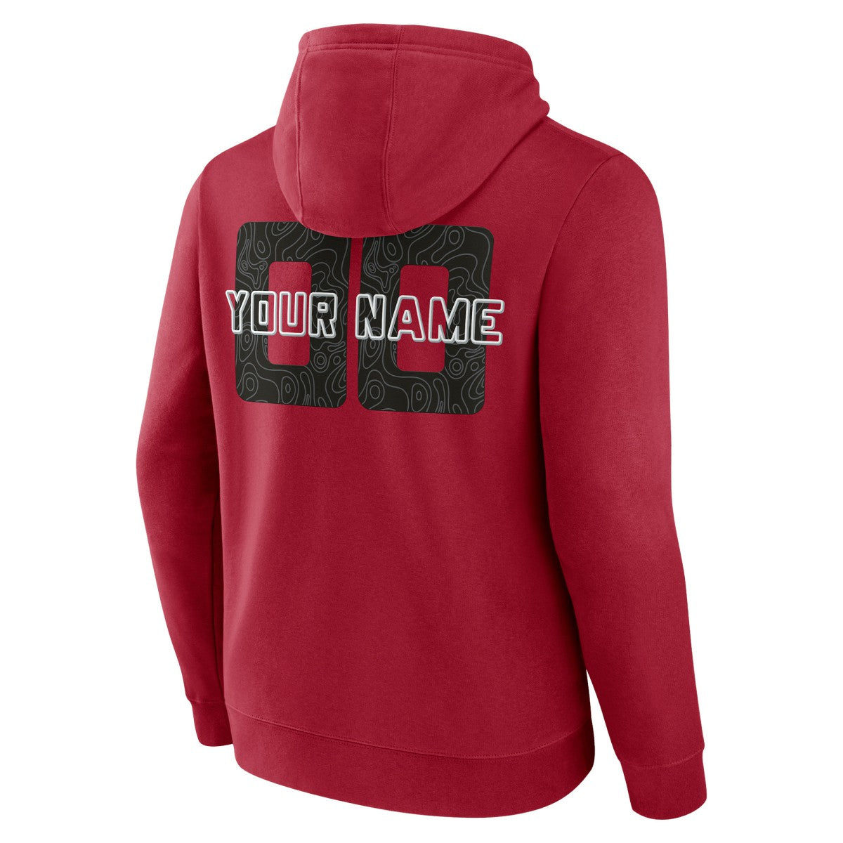 Miami Heat Stellar Personalized Name & Number Pullover Hoodie Red - NBA