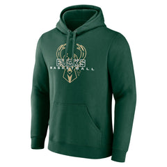 Milwaukee Bucks Stellar Personalized Name & Number Pullover Hoodie Hunter Green - NBA