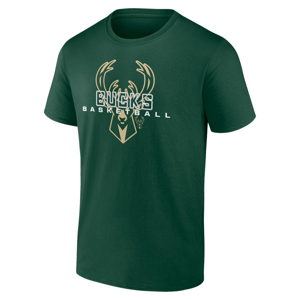 Milwaukee Bucks Stellar Personalized Name & Number T-Shirt Hunter Green - NBA