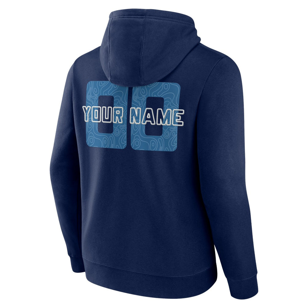 Minnesota Timberwolves Stellar Personalized Name & Number Pullover Hoodie Navy - NBA
