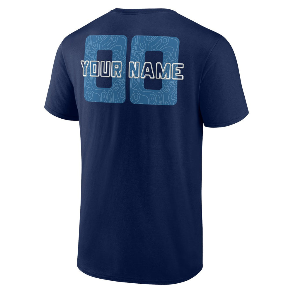 Minnesota Timberwolves Stellar Personalized Name & Number T-Shirt Navy - NBA
