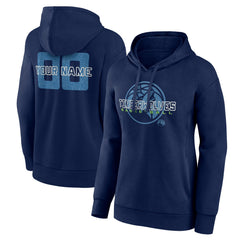 Minnesota Timberwolves Women's Stellar Personalized Name & Number Pullover Hoodie Navy - NBA