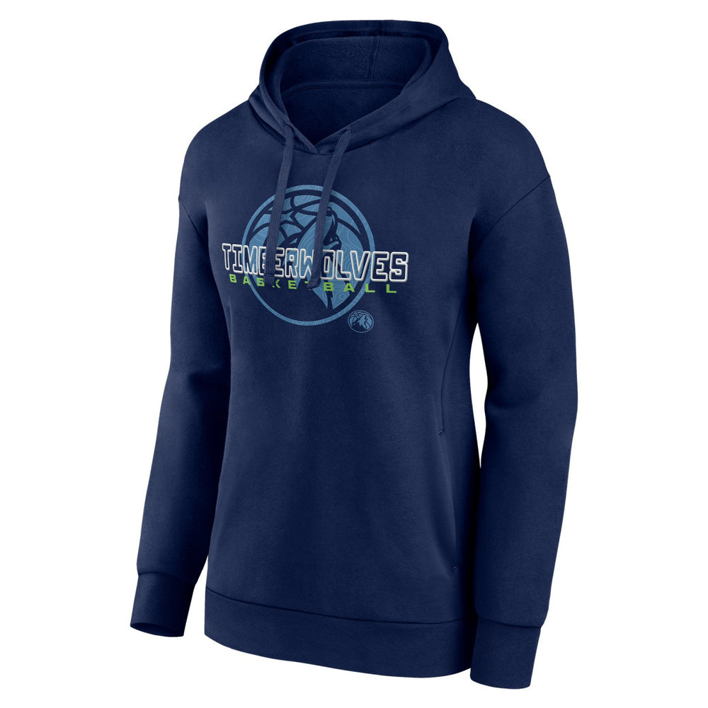 Minnesota Timberwolves Women's Stellar Personalized Name & Number Pullover Hoodie Navy - NBA