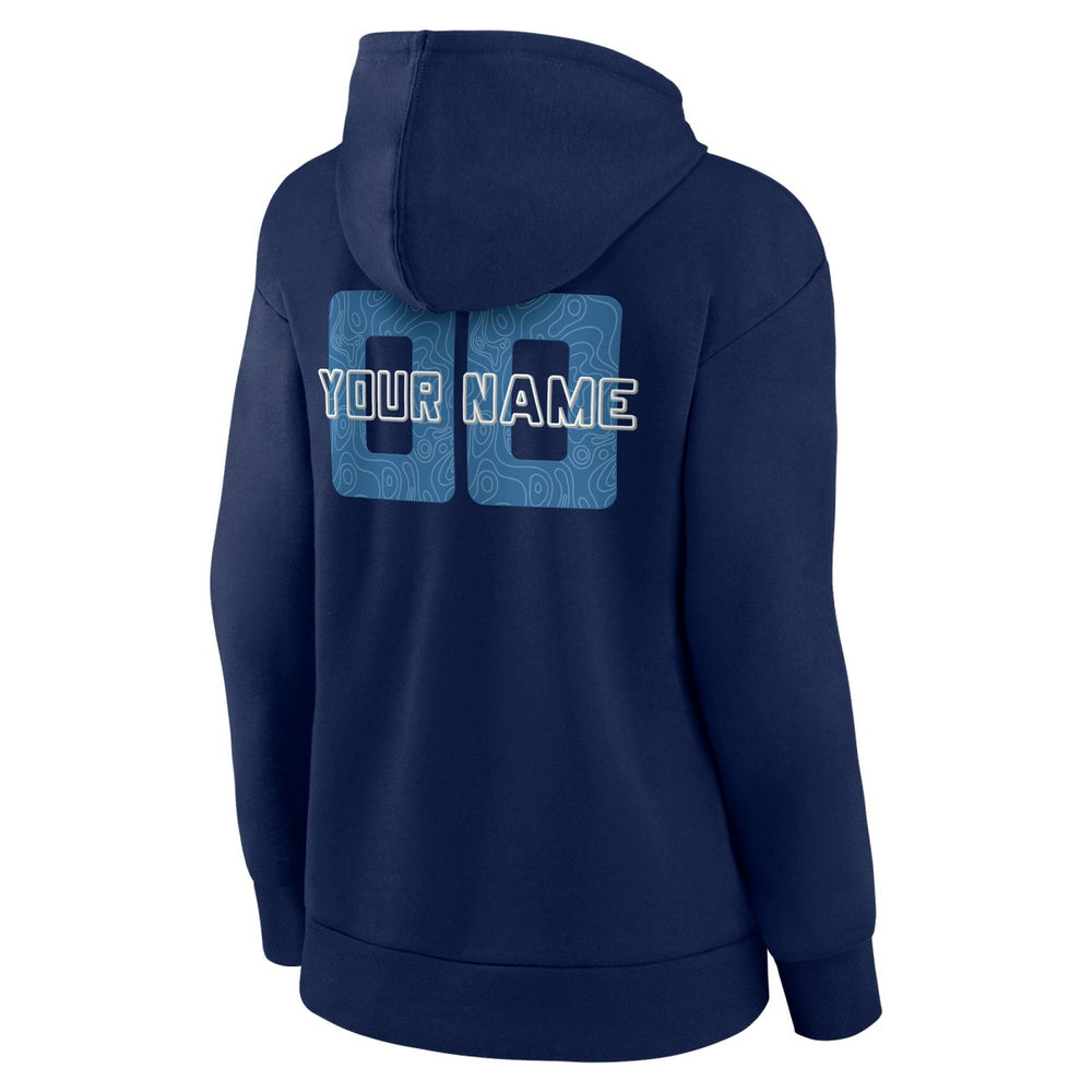 Minnesota Timberwolves Women's Stellar Personalized Name & Number Pullover Hoodie Navy - NBA