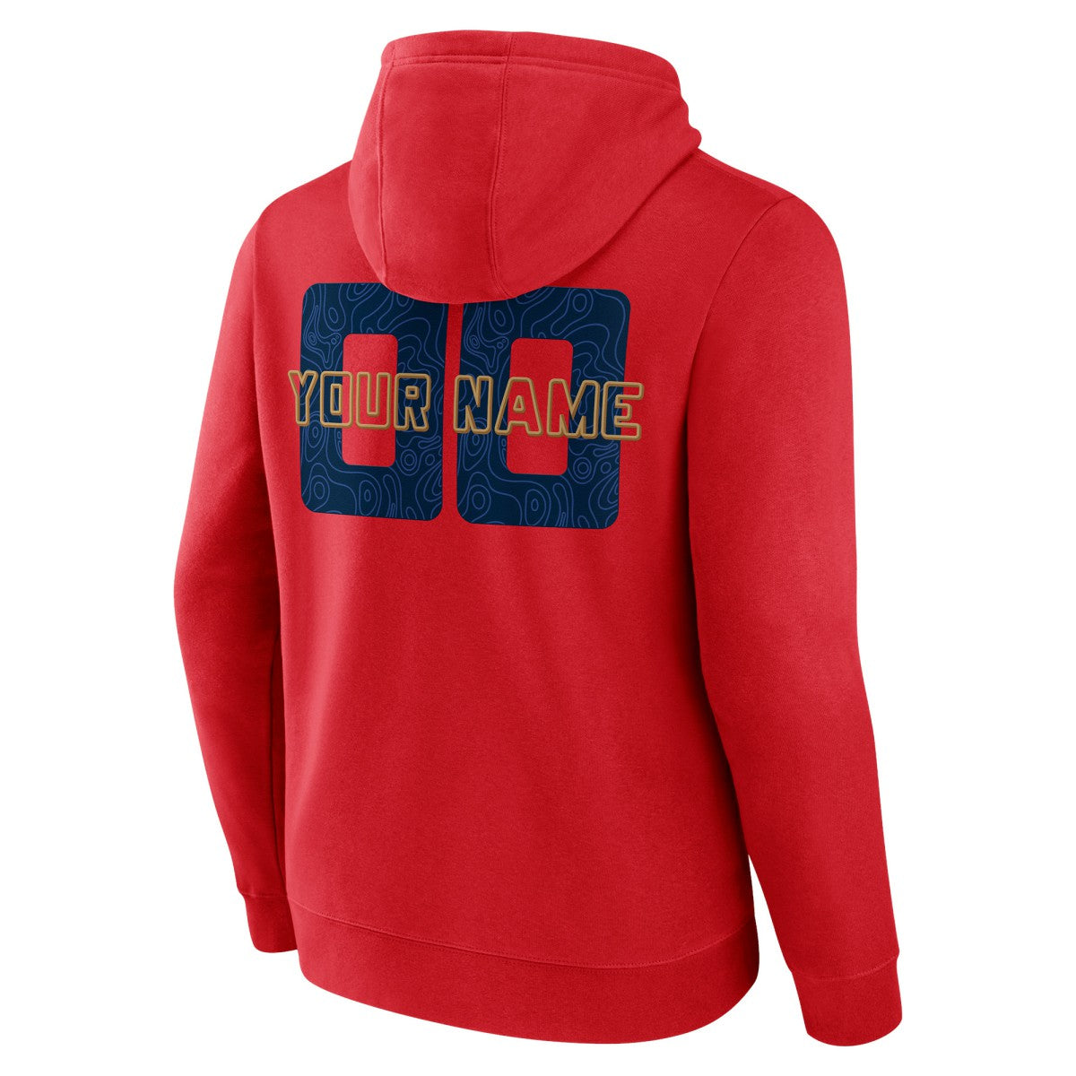 New Orleans Pelicans Stellar Personalized Name & Number Pullover Hoodie Red - NBA