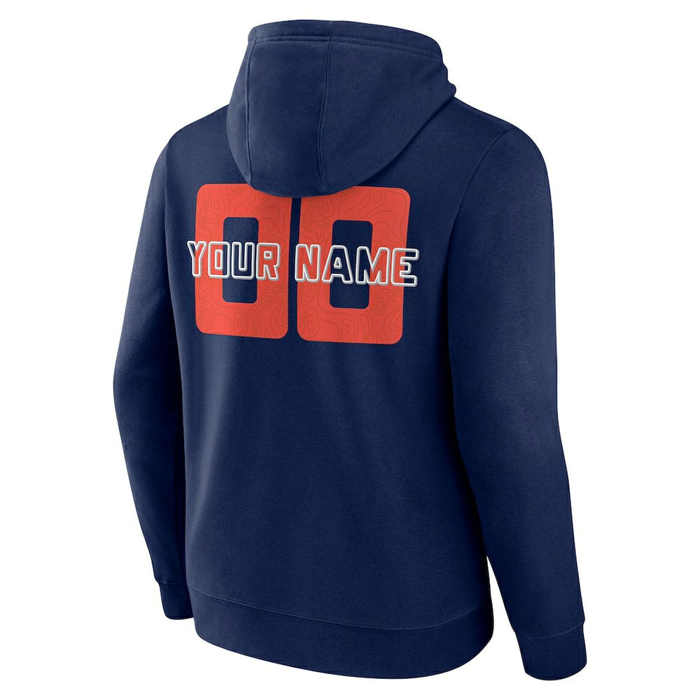 Oklahoma City Thunder Stellar Personalized Name & Number Pullover Hoodie Navy - NBA