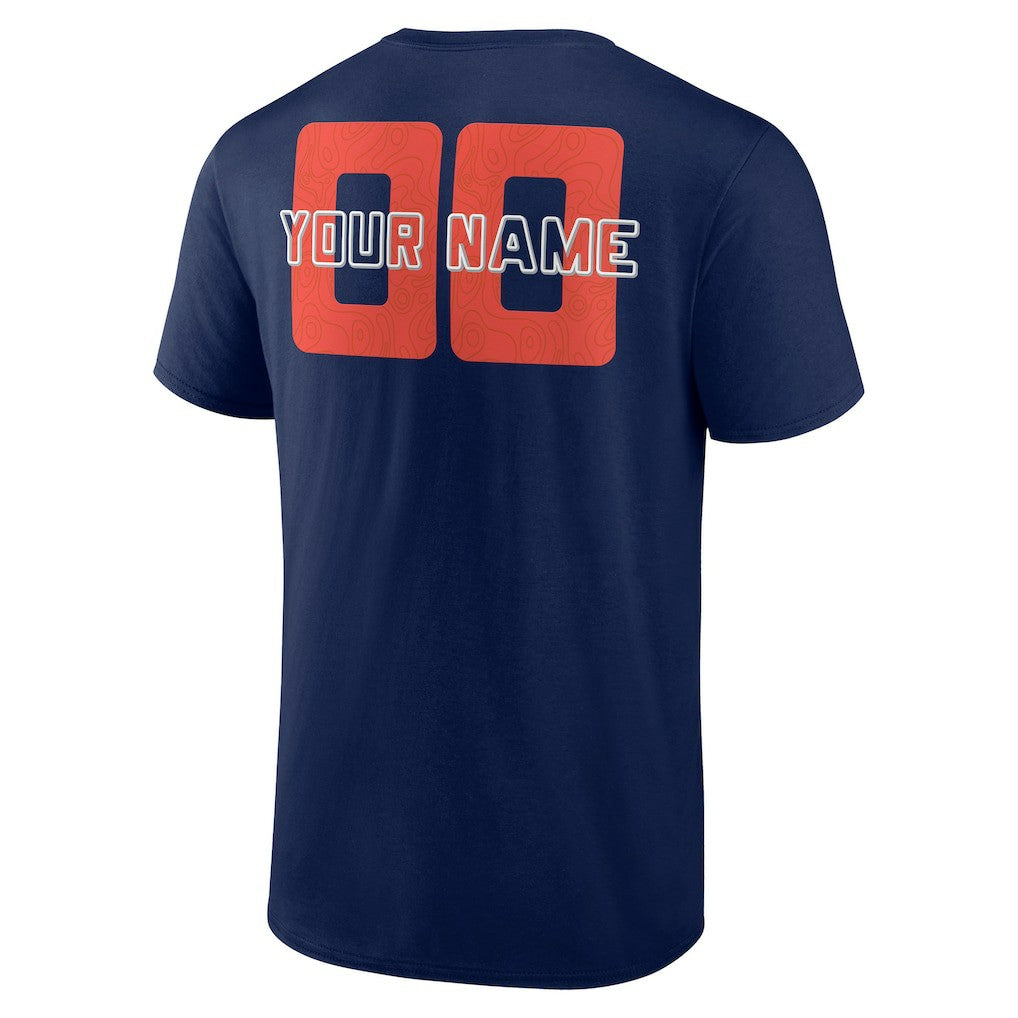 Oklahoma City Thunder Stellar Personalized Name & Number T-Shirt Navy - NBA