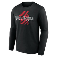 Portland Trail Blazers Stellar Personalized Name & Number Long Sleeve T-Shirt Black - NBA
