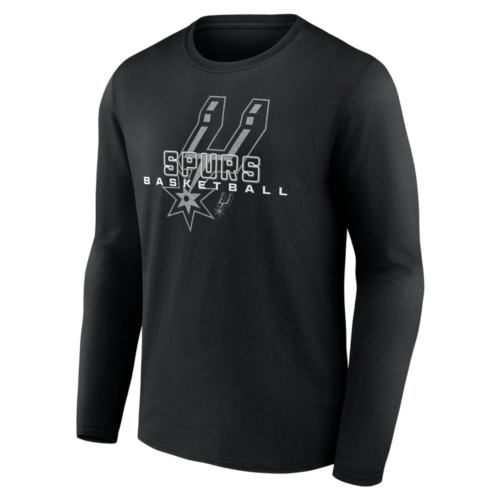 San Antonio Spurs Stellar Personalized Name & Number Long Sleeve T-Shirt Black - NBA