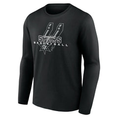 San Antonio Spurs Stellar Personalized Name & Number Long Sleeve T-Shirt Black - NBA