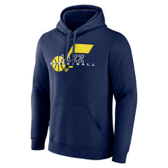 Utah Jazz Stellar Personalized Name & Number Pullover Hoodie Navy - NBA