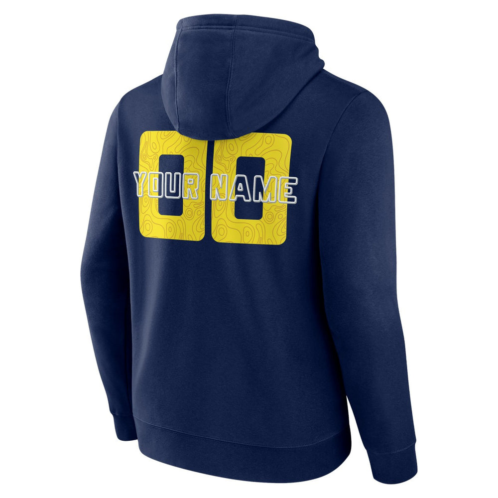 Utah Jazz Stellar Personalized Name & Number Pullover Hoodie Navy - NBA