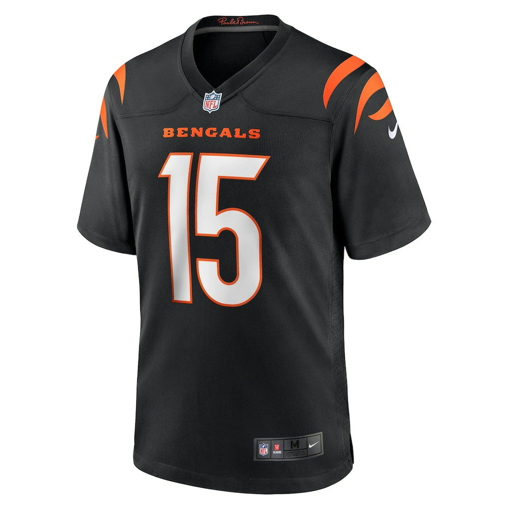 Charlie Jones Cincinnati Bengals Team Game Jersey Black | Nike for Sale