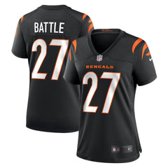Jordan Battle Cincinnati Bengals Women's Team Game Jersey Black | Nike for Sale