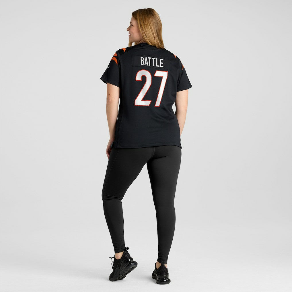 Jordan Battle Cincinnati Bengals Women's Team Game Jersey Black | Nike for Sale