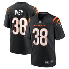 DJ Ivey Cincinnati Bengals Team Game Jersey Black | Nike for Sale