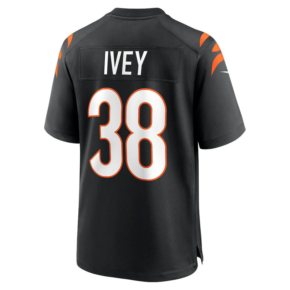 DJ Ivey Cincinnati Bengals Team Game Jersey Black | Nike for Sale